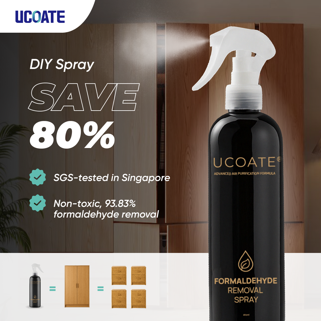 Any DIY Formaldehyde Removal Spray for New Cupboards?