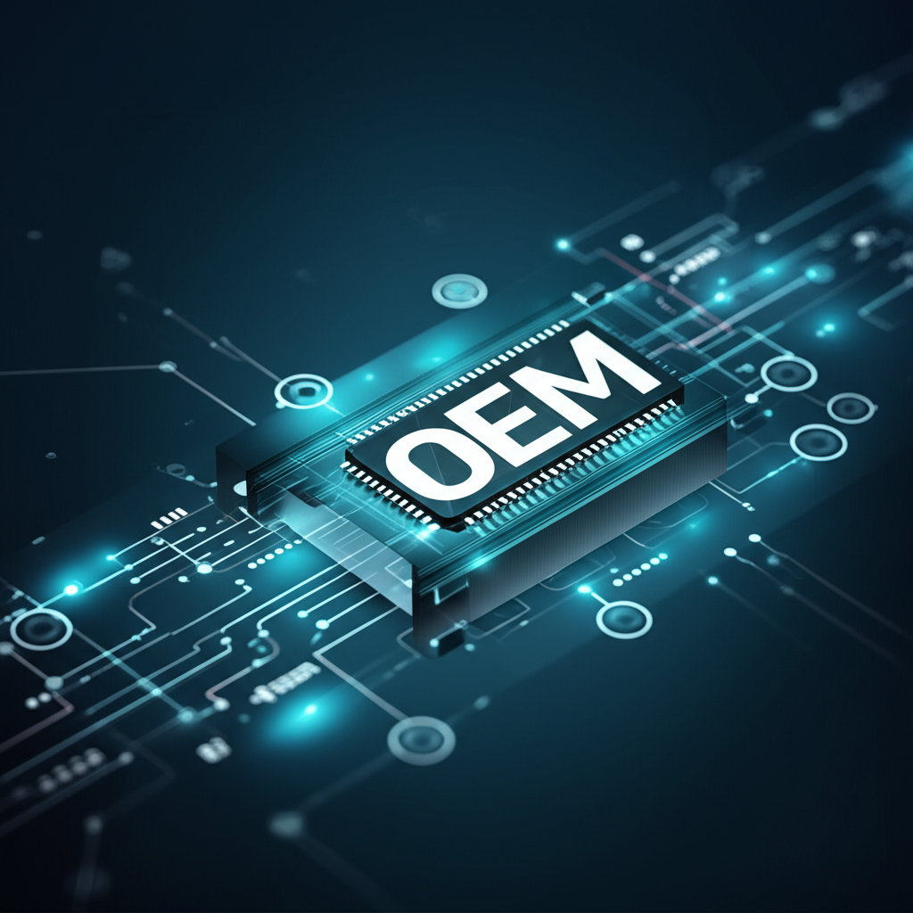Graphic showing OEM partnership model