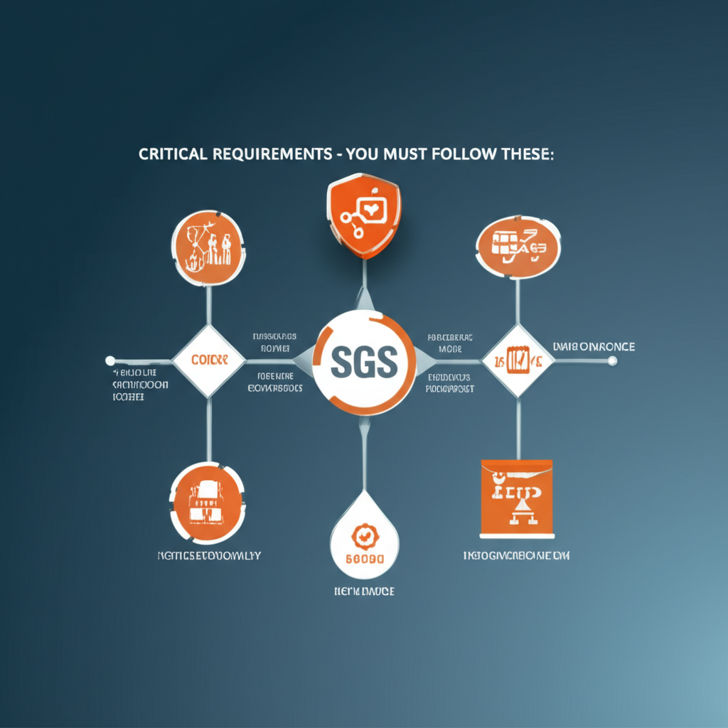 Diagram of the SGS certification process
