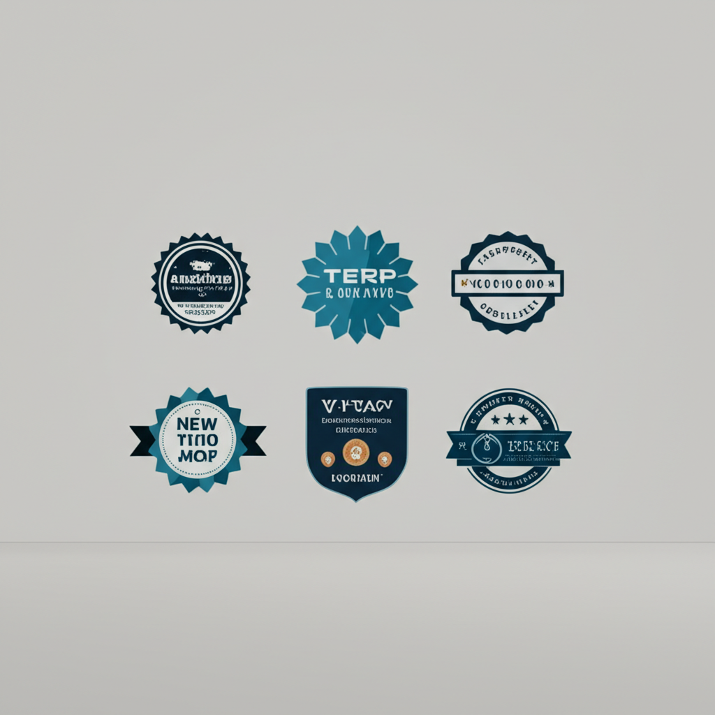 Logos of important certifications and compliance badges