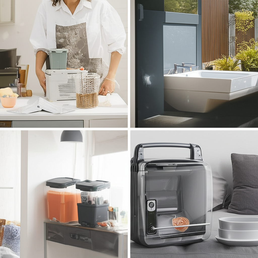 Photos of UCOATE products in use across different settings