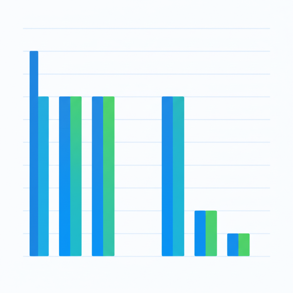 Before-and-after charts showing formaldehyde reduction